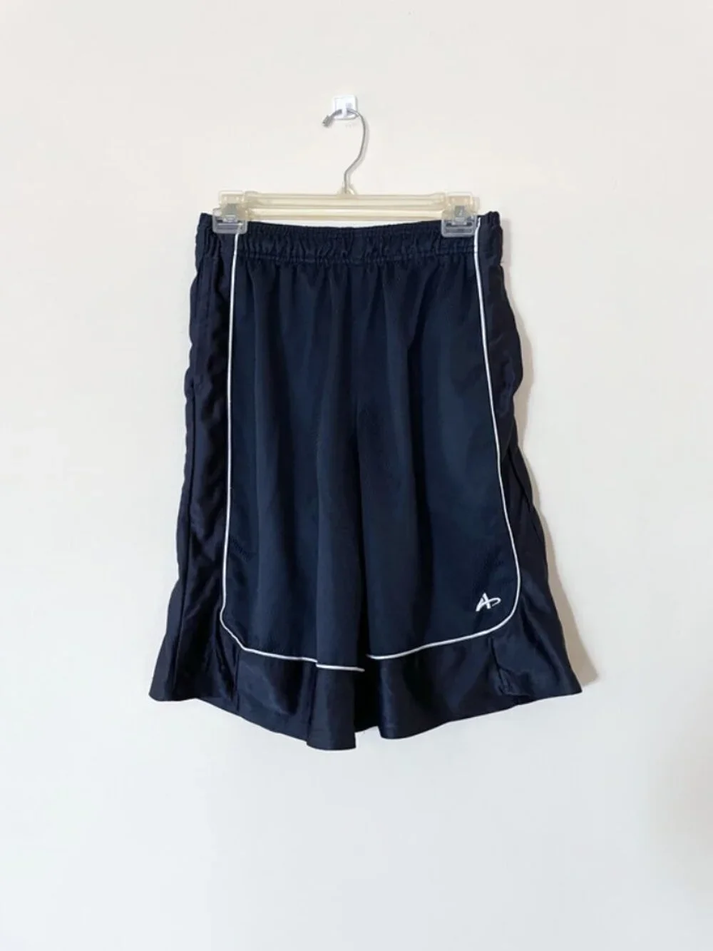 athletech. Navy Blue polyester shorts, Athletic shorts